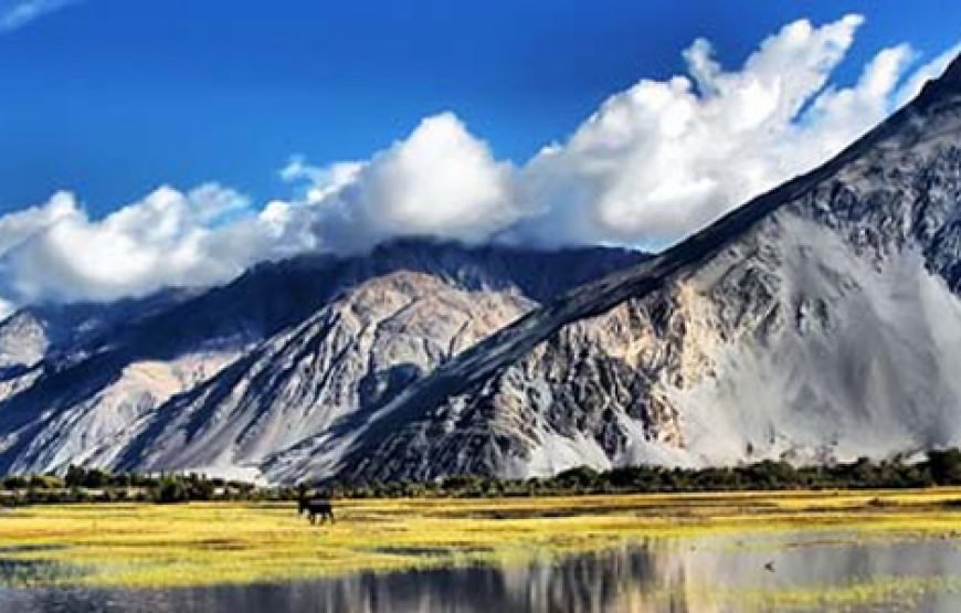 Valley And Lake Of Ladakh